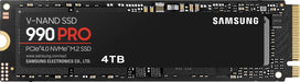 Samsung 990 PRO MZ-V9P4T0B - SSD - 4 TB - PCIe 4.0 x4 (NVMe)