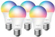 TP-Link - Tapo A19 Wi-Fi Smart LED Bulb (5-Pack) - Multicolor