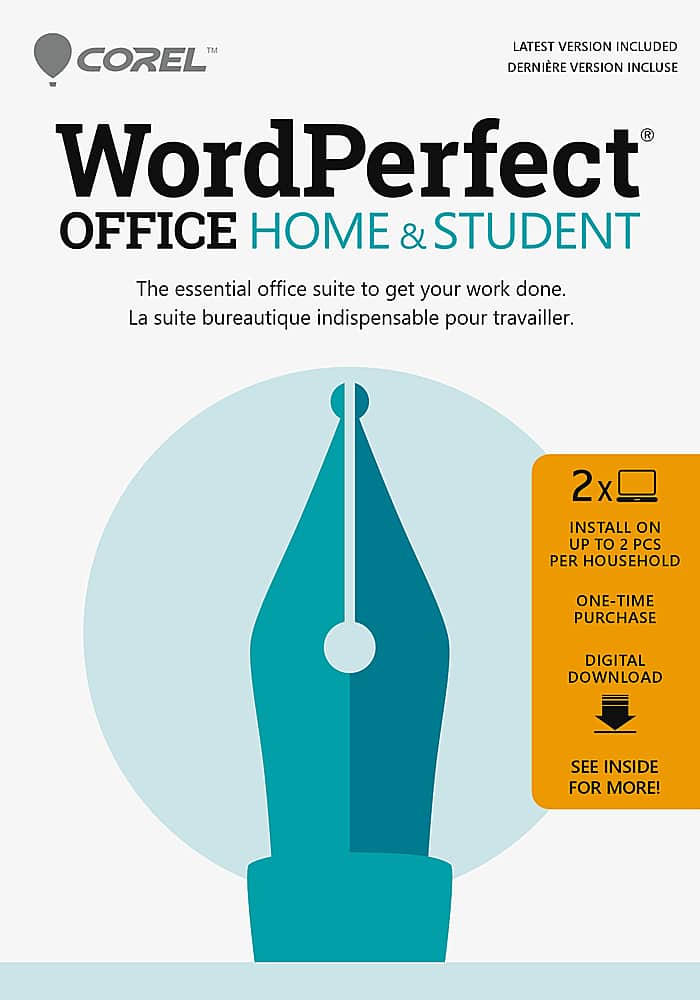 Corel - WordPerfect Office Home  Student - Windows