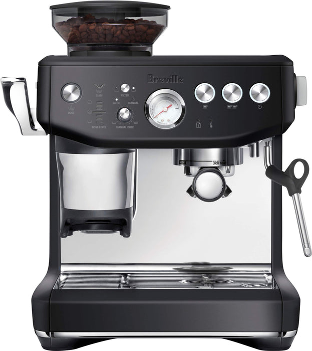 Breville - the Barista Express Impress Espresso Machine - Black Truffle