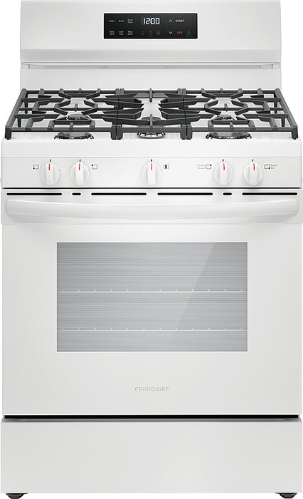 Frigidaire 5.1 Cu. Ft. Freestanding Gas Range with Quick Boil - White