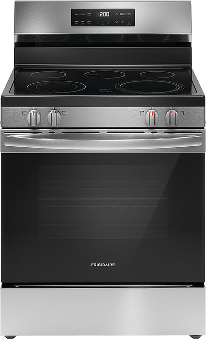 Frigidaire 5.3 Cu. Ft. Freestanding Electric Range with EvenTemp - Stainless Steel