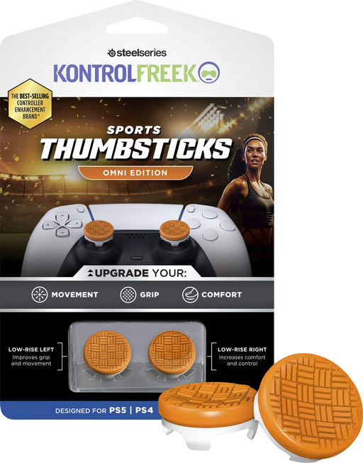 KontrolFreek - Sports Omni Thumbsticks PlayStation 5 - Orange/White