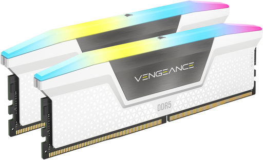 CORSAIR - VENGEANCE RGB 32GB (2x16GB) 6000MHz DDR5 C36 DIMM Desktop Memory - White