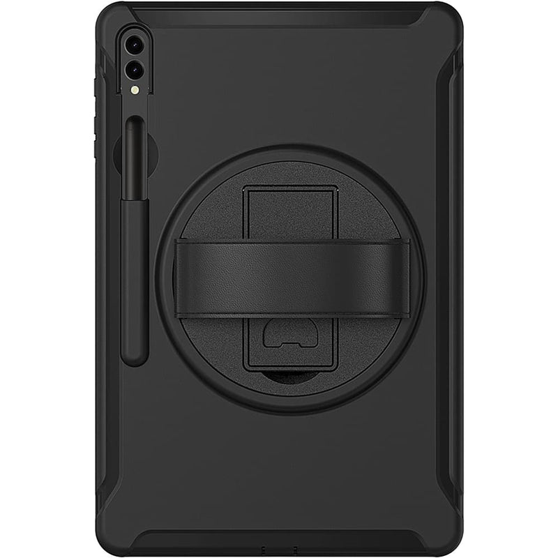 SaharaCase - Protection Hand Strap Series Case for Samsung Galaxy Tab S10 Ultra Tab S9 Ultra and Tab S8 Ultra - Black