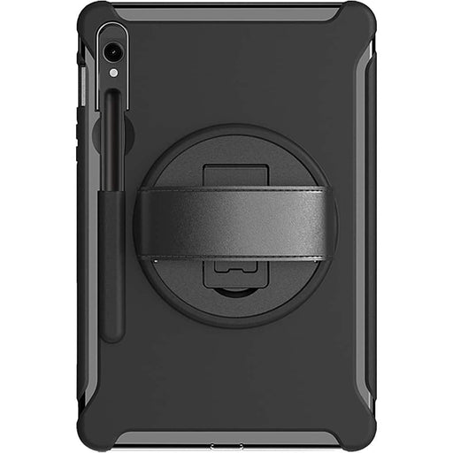 SaharaCase - Raider Series Hand Strap Case for Samsung Galaxy Tab S10 FE Tab S8 Tab S9 and Tab S9 FE - Black