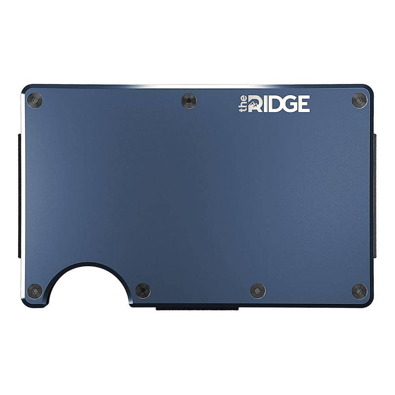 The Ridge Wallet - Aluminum Cash Strap - Navy