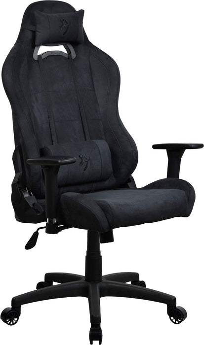 Arozzi - Torretta Supersoft Upholstery Fabric Gaming Chair - Pure Black