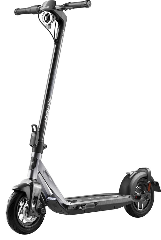 NIU - KQi Air Carbon Fiber Foldable Electric Kick Scooter w/ 31 mi Range  20mph Max Speed - Black