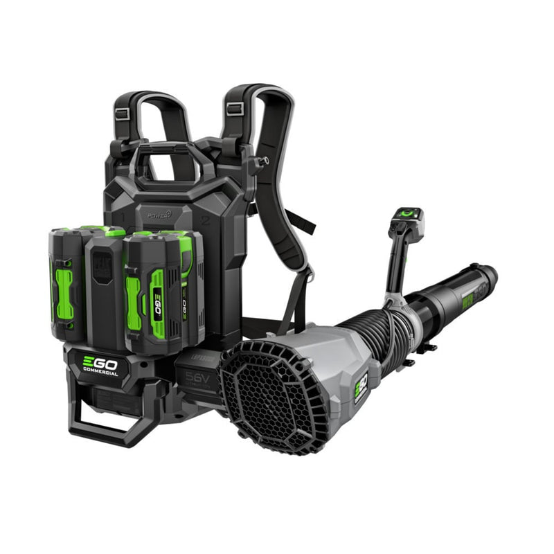 EGO POWER+ Commercial 56-volt 800-CFM 190-MPH Battery Backpack Leaf Blower 6.0 Ah Battery Included Charger Included