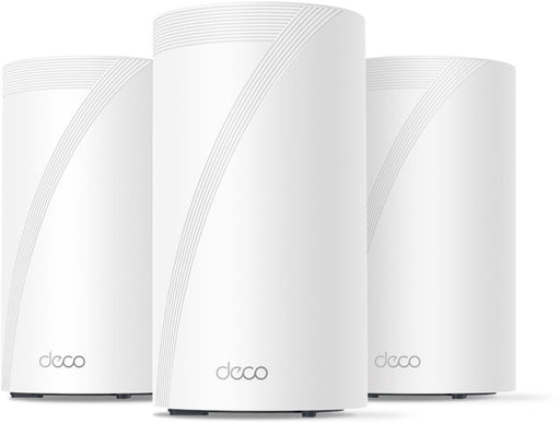 TP-Link - Deco BE16000 Quad-Band Mesh Wi-Fi 7 System with Multi-Gig (3-Pack) - White