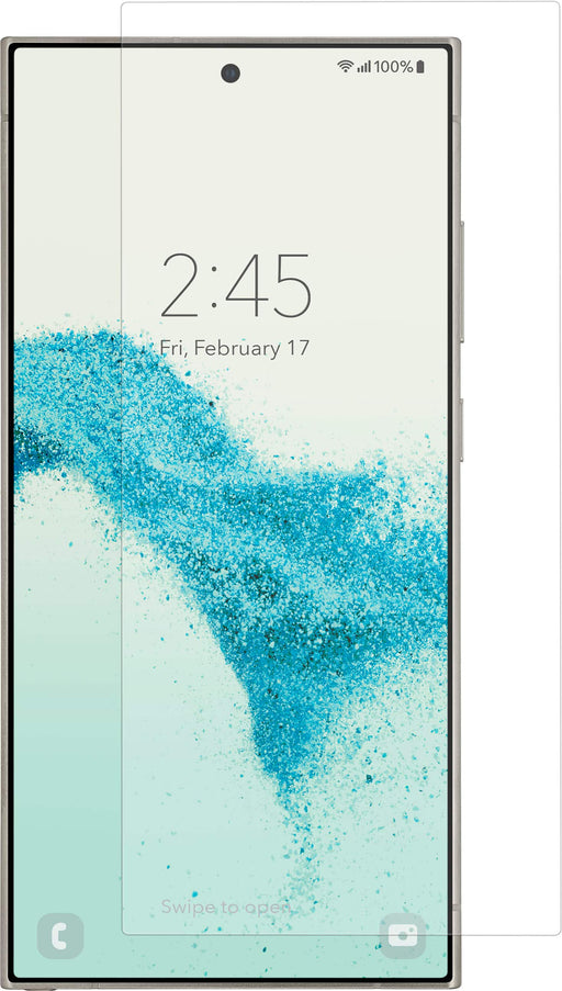 Insignia - 2x Reinforced HD Glass Screen Protector for Samsung Galaxy S24 Ultra (2-pack) - Clear
