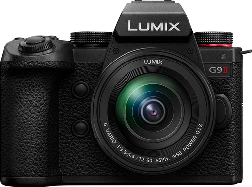 Panasonic - LUMIX G9II Mirrorless Camera with LUMIX ASPH 12-60mm F3.5-5.6 Lens - Black