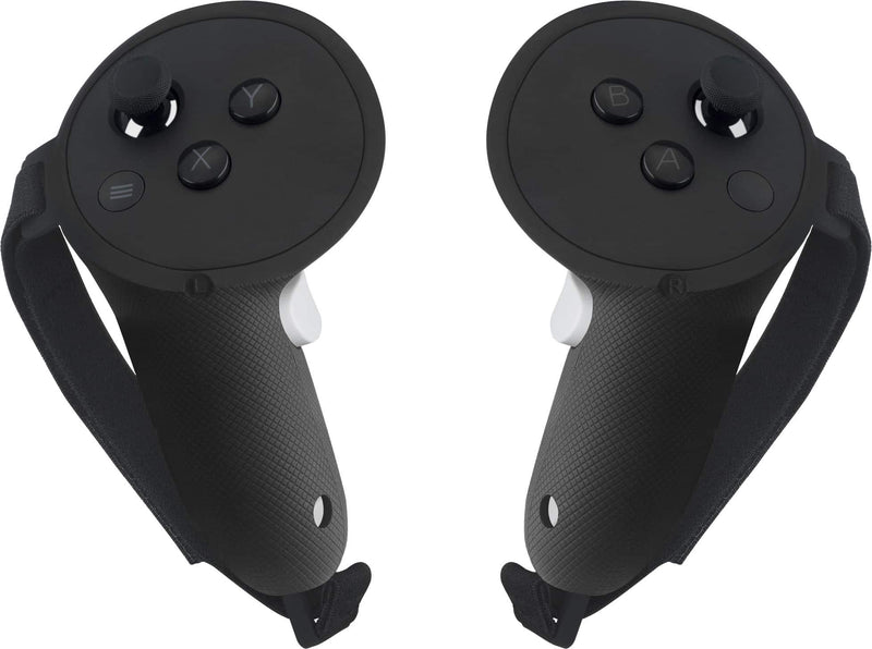 Insignia - Performance Grips + Straps - Works with Meta Quest 3  Meta Quest 3S - Black