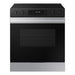 Samsung - Bespoke 6.3 Cu. Ft. Slide-In Electric Range with Air Fry - Stainless Steel