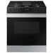 Samsung - Bespoke 6.0 Cu. Ft. Slide-In Gas Range with Air Fry - Stainless Steel