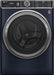 GE Profile - 5.3 Cu. Ft. Stackable Smart Front Load Washer with Steam and UltraFresh Vent System+ With OdorBlock - Sapphire Blue