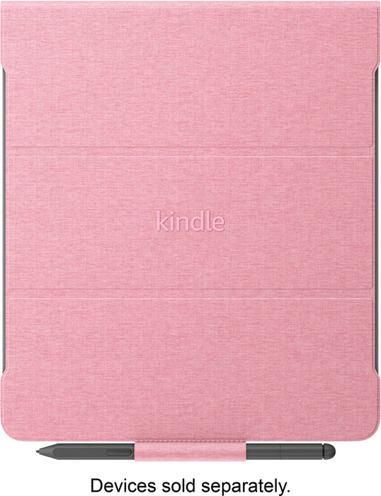 Amazon - Kindle Scribe Fabric Folio Cover with Magnetic Attach (for Kindle Scribe) - Wild Rose