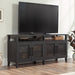 Sauder - Tiffin Line TV Credenza for TV's up to 65" - Raven Oak