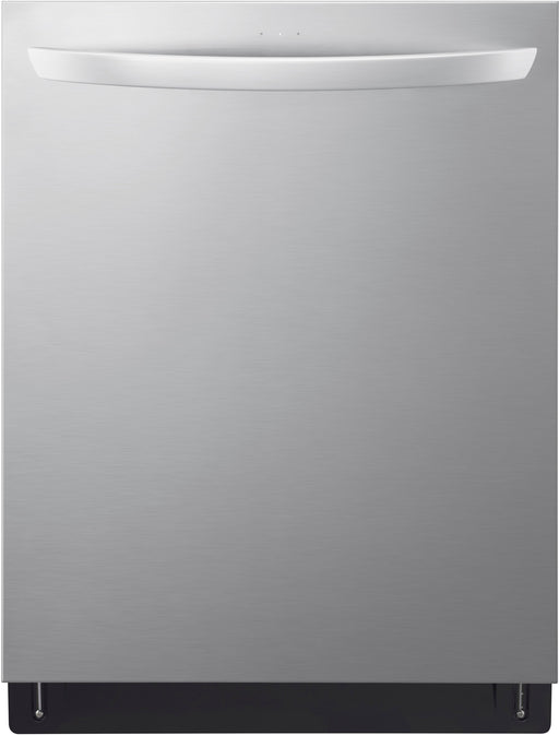 LG - 24" Top Control Smart Built-in Stainless Steel Tub Dishwasher with 3rd Rack QuadWash Pro and 46dBA - Stainless Steel