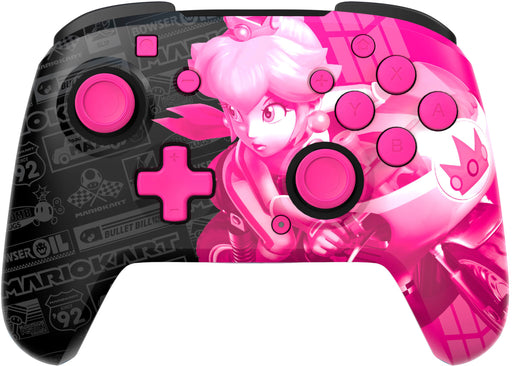 PDP - REMATCH GLOW Wireless Controller For Nintendo Switch Nintendo Switch - OLED Model - Grand Prix Peach