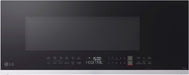 LG - 1.3 Cu. Ft. Low-Profile Over-The-Range Microwave with Sensor Cook and Zero Clearance Door - Black