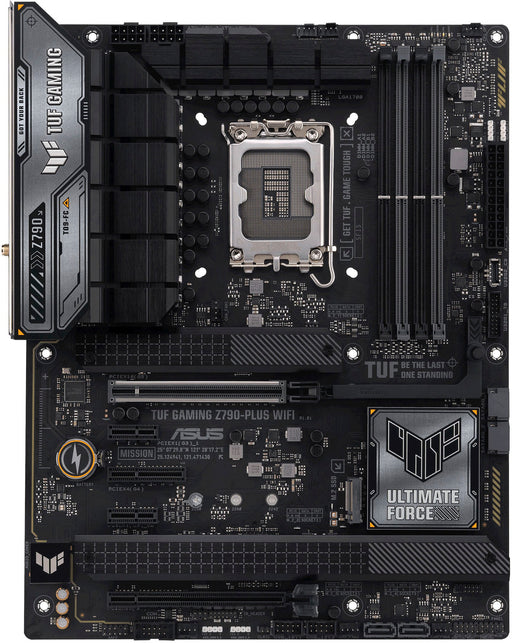 ASUS - TUF GAMING Z790-PLUS WIFI (Socket LGA 1700) Intel Z790 ATX DDR5 Wi-Fi 6E Motherboard - Black