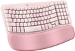 Logitech Wave Keys - keyboard - QWERTY - English - rose Input Device