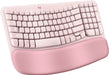 Logitech Ergo Series - keyboard - QWERTY - English - rose Input Device