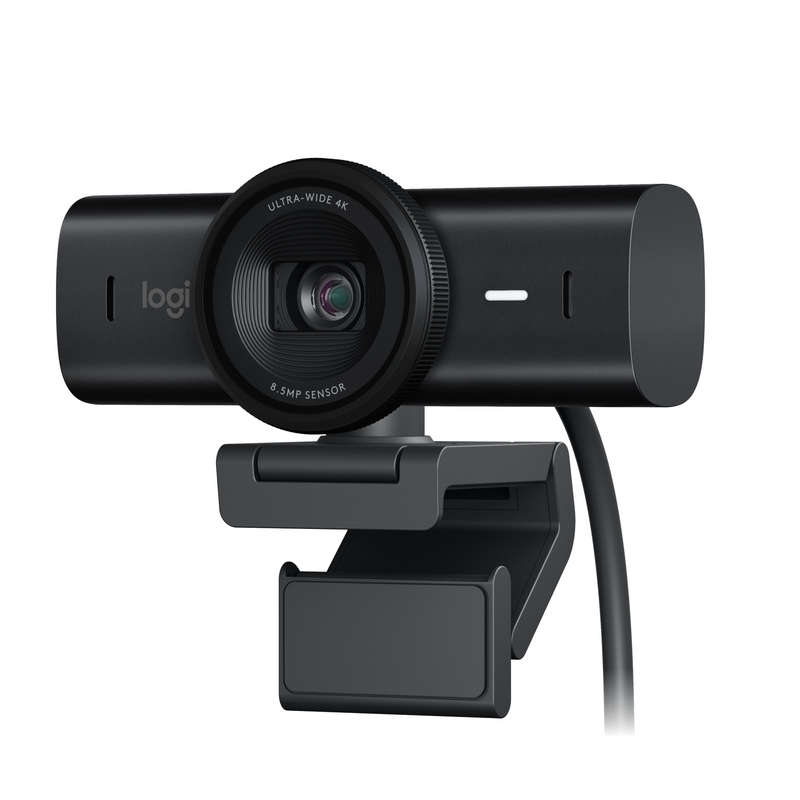 Logitech - MX Brio Ultra HD 4K Video Conference Gaming and Streaming Webcam - Black