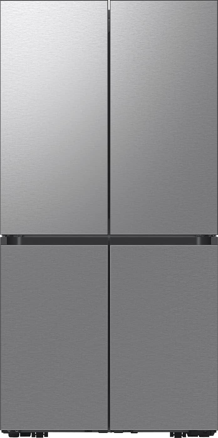 Samsung - Bespoke 29 Cu. Ft. 4-Door Flex French Door Refrigerator with Beverage Center - Stainless Steel