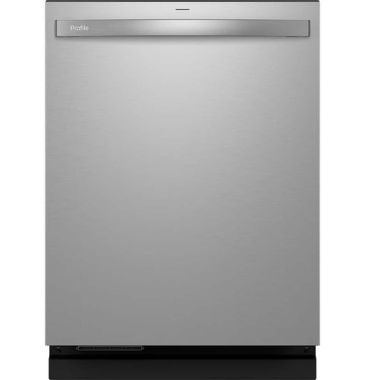 GE Profile - 24" Top Control Smart Built-In Stainless Steel Tub Dishwasher with 3rd Rack Dedicated Jet Targeted Wash and 39 dBA - Stainless Steel