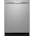 GE Profile - 24" Top Control Smart Built-In Stainless Steel Tub Dishwasher with 3rd Rack Dedicated Jet Targeted Wash and 39 dBA - Stainless Steel