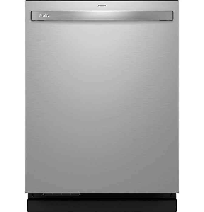 GE Profile - Top Control Smart Built-In Stainless Steel Tub Dishwasher with 3rd Rack Dedicated Jet Targeted Wash and 39 dBA - Stainless Steel