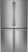 GE Profile - 28 Cu. Ft. 4-Door French Door Smart Refrigerator with Fully Convertible Temperature Zone - Stainless Steel