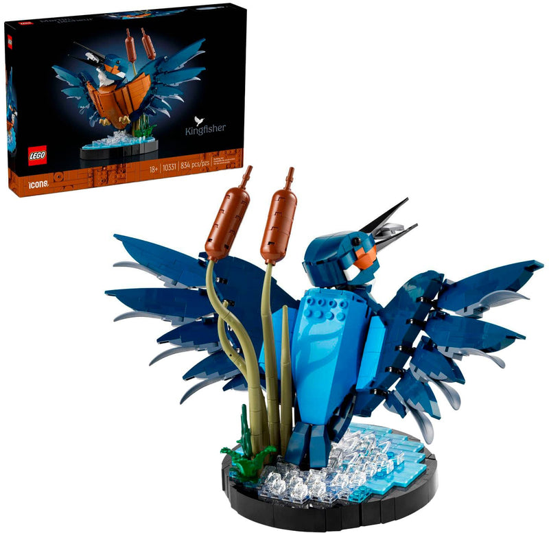 LEGO - Icons Kingfisher Bird Building Set for Build and Display 10331