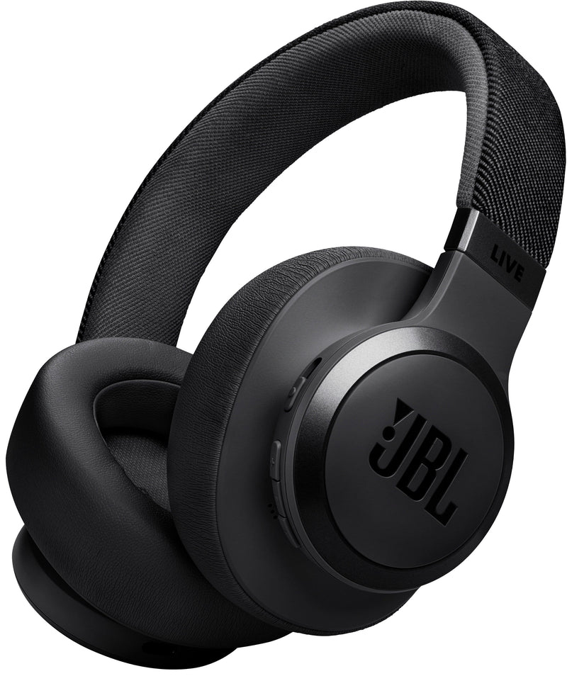 JBL - Live 770NC Wireless Over-Ear Headphones with True Adaptive Noise Cancelling - 2024 - Black