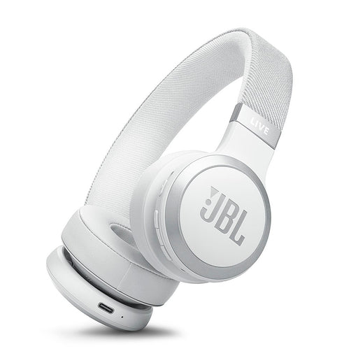 JBL - Live 670NC Wireless On-Ear Headphones with True Adaptive Noise Cancelling - 2024 - White