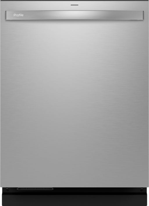 GE Profile - Top Control Smart Built-In Stainless Steel Tub Dishwasher with 3rd Rack Dedicated Jet Targeted Wash and 42 dBA - Stainless Steel