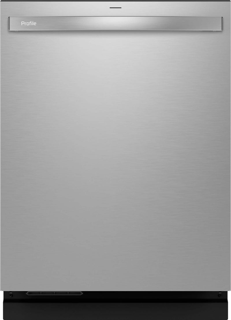 GE Profile - 24" Top Control Smart Built-In Stainless Steel Tub Dishwasher with 3rd Rack Dedicated Jet Targeted Wash and 42 dBA - Stainless Steel