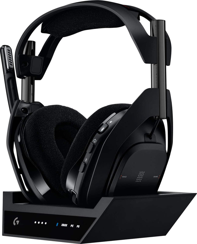 Logitech - Astro A50 X LIGHTSPEED Wireless w/ PLAYSYNC Over-the-Ear Gaming Headset + Base Station for Xbox Series XS PS5 PC/MAC - Black