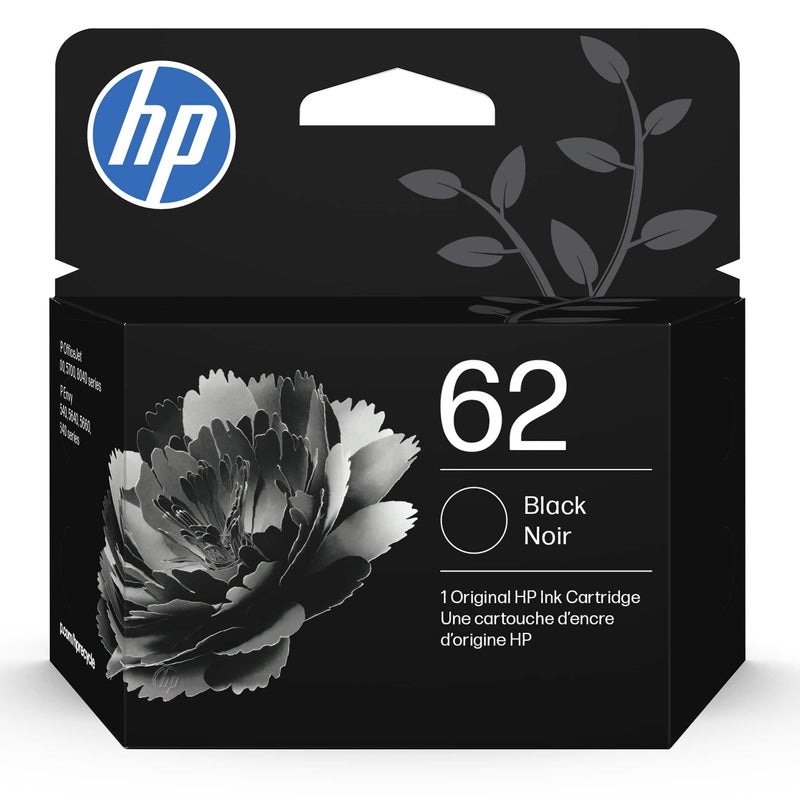 HP - 62 Standard Capacity Ink Cartridge - Black