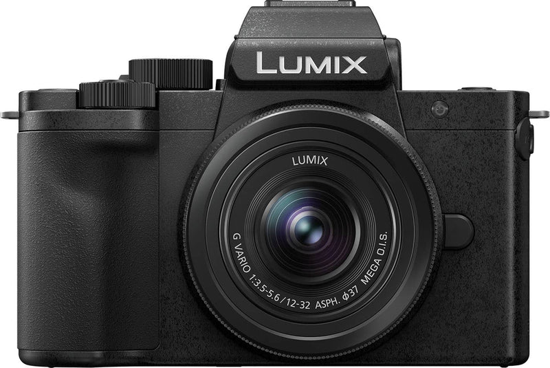 Panasonic - LUMIX G100D Mirrorless Camera for Photo 4K Video and Vlogging 12-32mm Lens - Black
