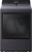 LG - 7.3 Cu. Ft. Smart Electric Dryer with Steam and EasyLoad Door - Matte Black