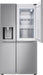 LG - 27.12 Cu. Ft. Door-in-Door Side-by-Side Refrigerator with Dual Ice Maker - Stainless Steel