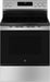 GE - 5.3 Cu. Ft. Freestanding Electric Range with Self-Clean and Steam Cleaning Option and Crisp Mode - Stainless Steel