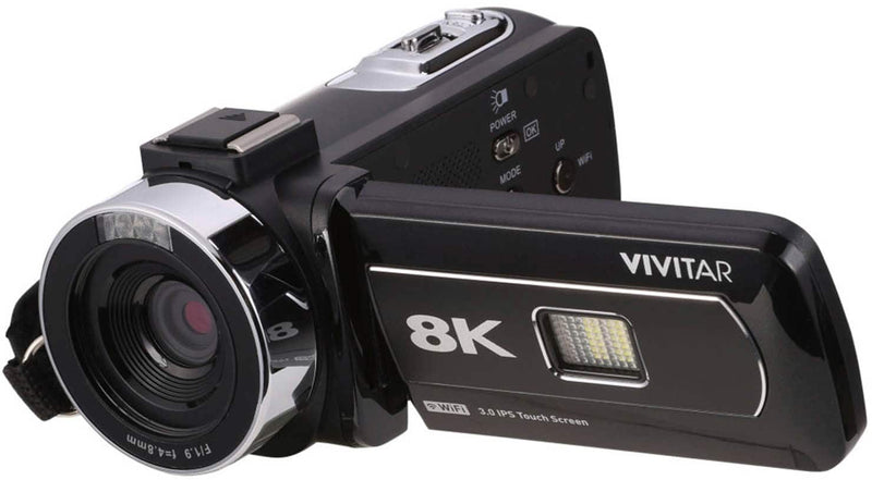 Vivitar - 8K Digital Camcorder - Black