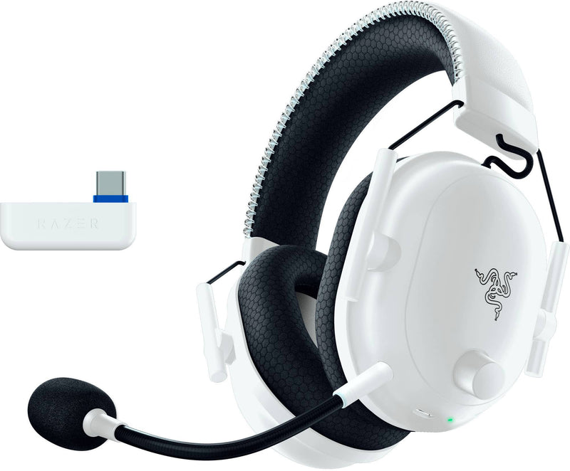 Razer - BlackShark V2 Pro Wireless Over-the-Ear Gaming Headset for PS5 - White
