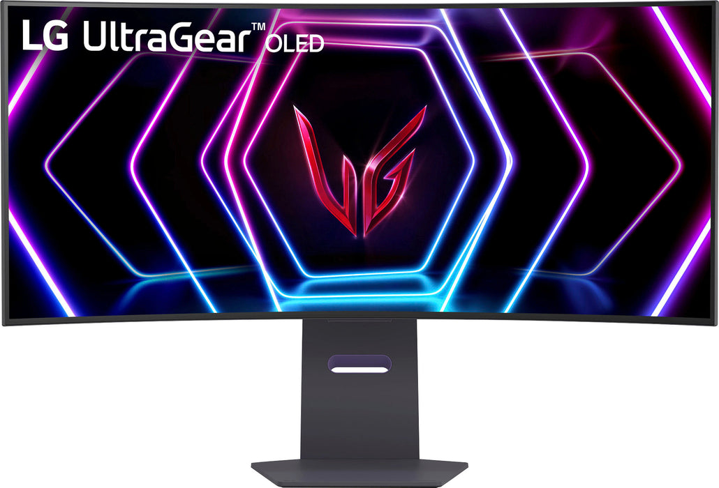 LG UltraGear 39" OLED Curved WQHD 240Hz 0.03ms FreeSync and NVIDIA G-SYNC Compatible Gaming Monitor with HDR400 - Black