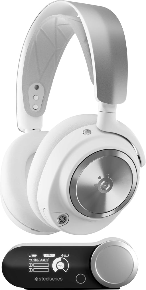 SteelSeries - Arctis Nova Pro Wireless Multi Gaming Headset for PC PS5 PS4 Switch - White
